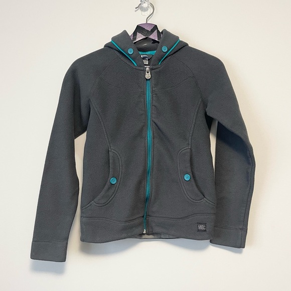 MEC Girls Fleece Hooded Jacket Size 12 - Picture 1 of 6